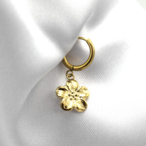 Cute flower hoop - OORBEL